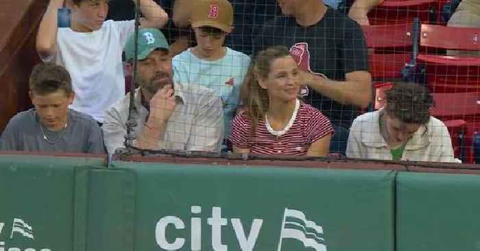 Exes Ben Affleck and Jennifer Garner All Smiles as They're Seen at Red Sox Game With Their Kids: Watch