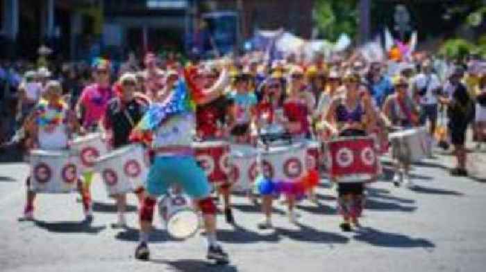 Thousands brave heat for Bristol Pride