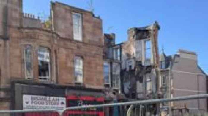 Homes evacuated after Glasgow tenement collapses
