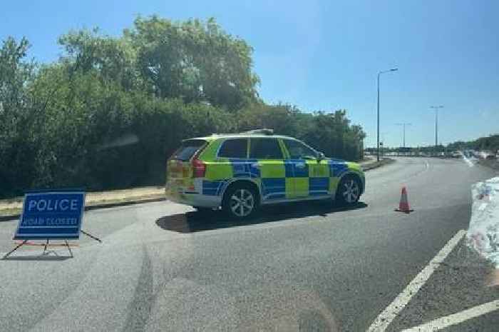 Major Canvey Island traffic delays as road to be shut for hours after crash between van and car