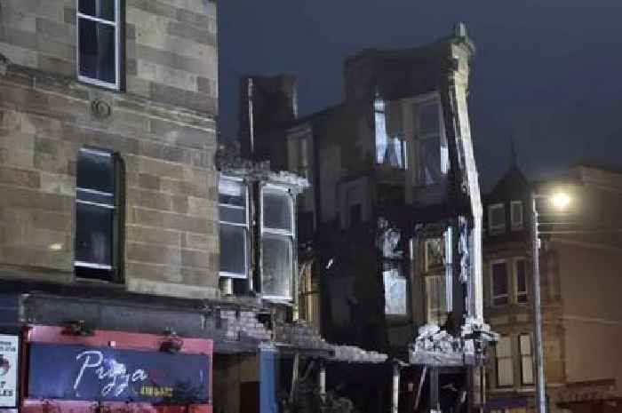 Glasgow tenement block collapses as residents forced to evacuate homes