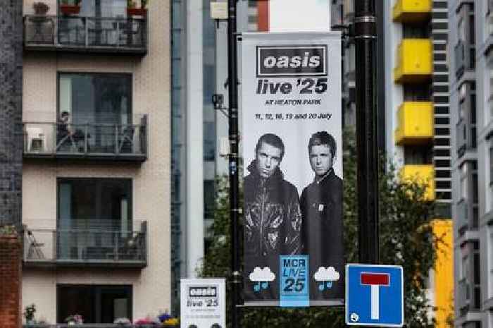 Security outside Gallaghers' childhood home still lived in by their mum as Oasis reunion hits Manchester