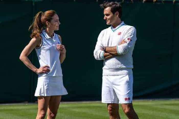 Kate Middleton forced into Roger Federer intervention and broke Royal protocol with kisses