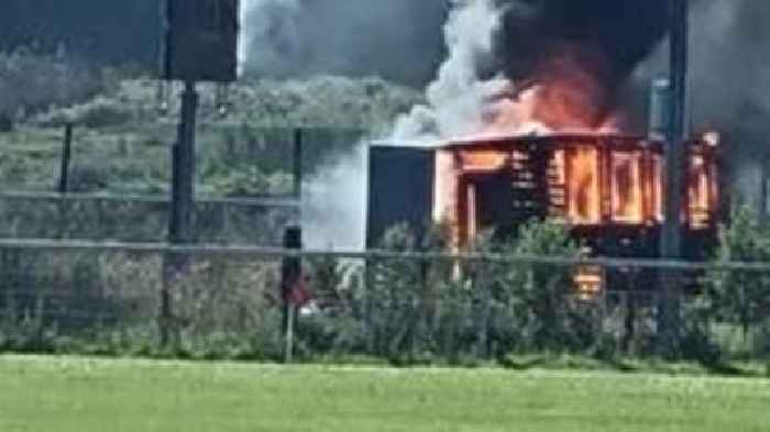 Fire destroys shop and scoreboard at GAA club