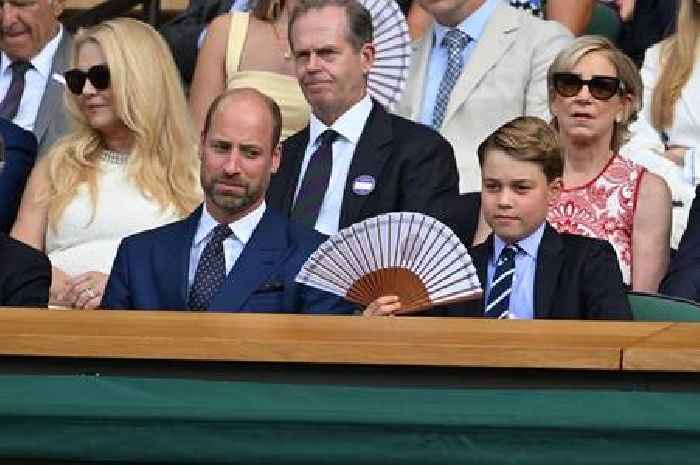 Prince George is coolest Wimbledon fan as he finds Royal way to beat the heat