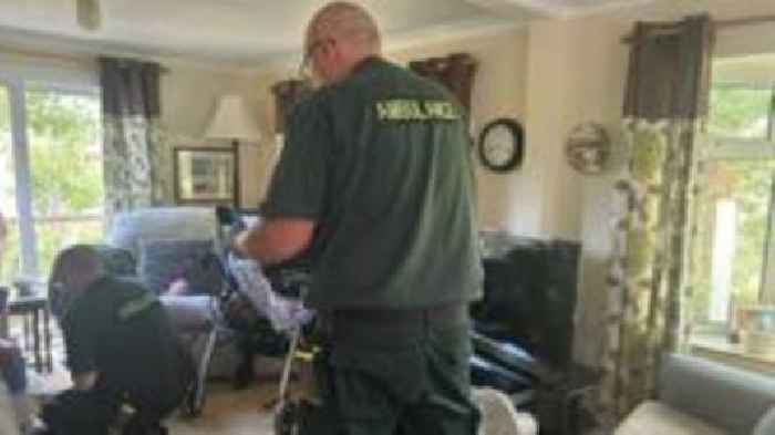 Ambulance crews 'treating people at home'