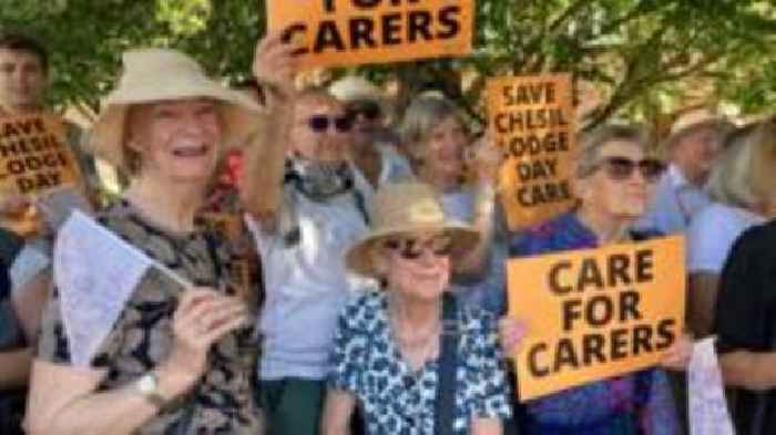 Carers protest against day centre changes