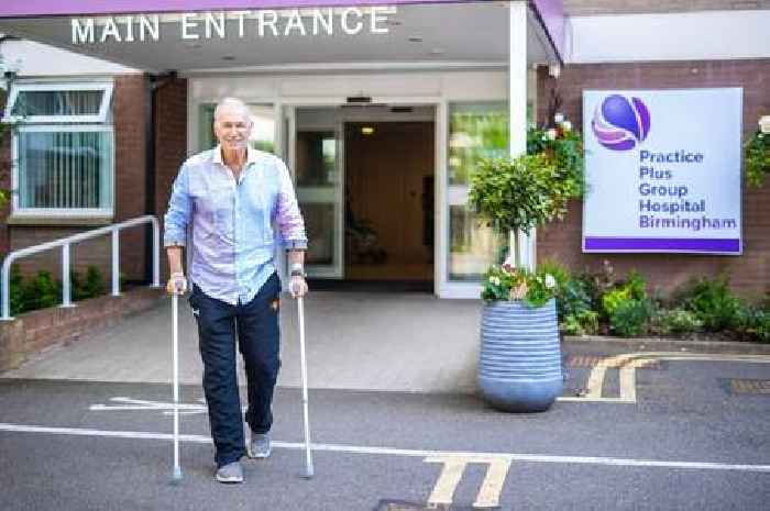 Dr Hilary Jones travelled 180 miles to Birmingham for surgery - to beat local NHS waiting list