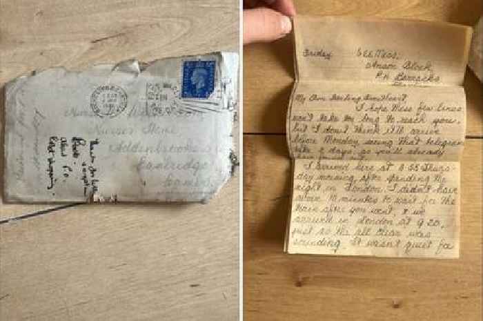 Story of what happened to wartime sweethearts revealed after love letter found in a Scartho house wall is claimed