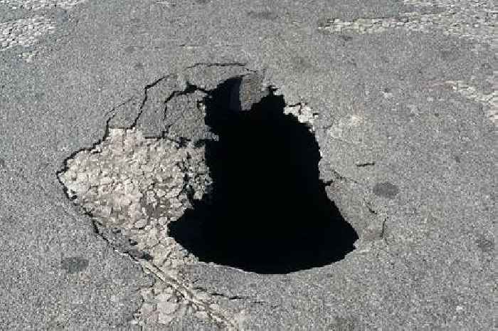Key city road partially closed after sinkhole appears