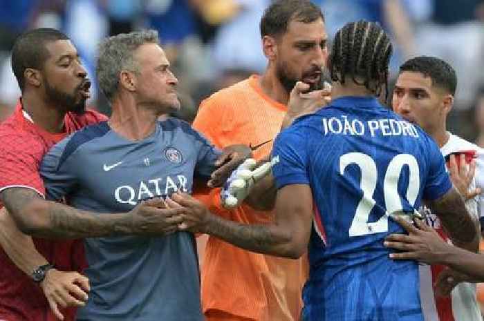 Chelsea vs PSG Club World Cup Final full-time chaos as Luis Enrique and Joao Pedro clash