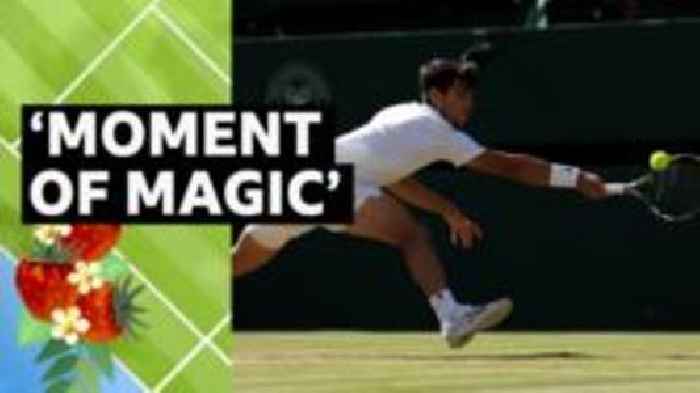 'How did he do that?!' - Alcaraz's stunning set-point winner