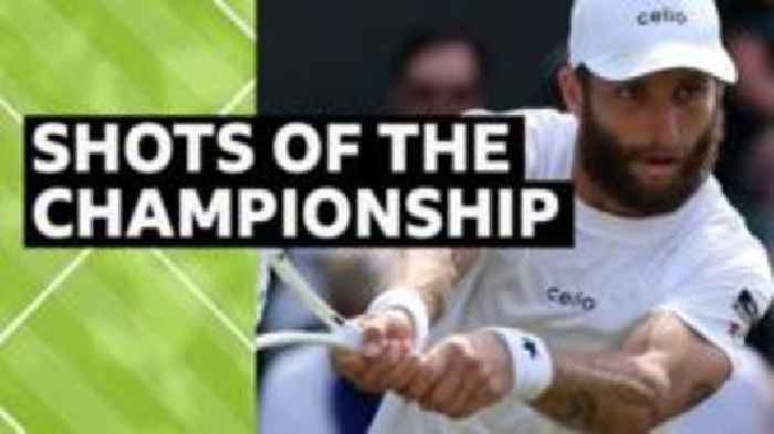Evans and Djokovic make best men's shots of Wimbledon 2025