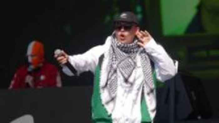 Kneecap Glastonbury gig 'higher risk'  than Bob Vylan, BBC says
