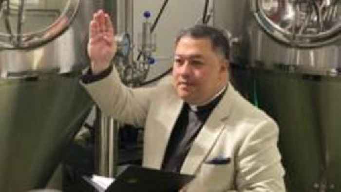 Dean blesses ale created for cloisters refurb