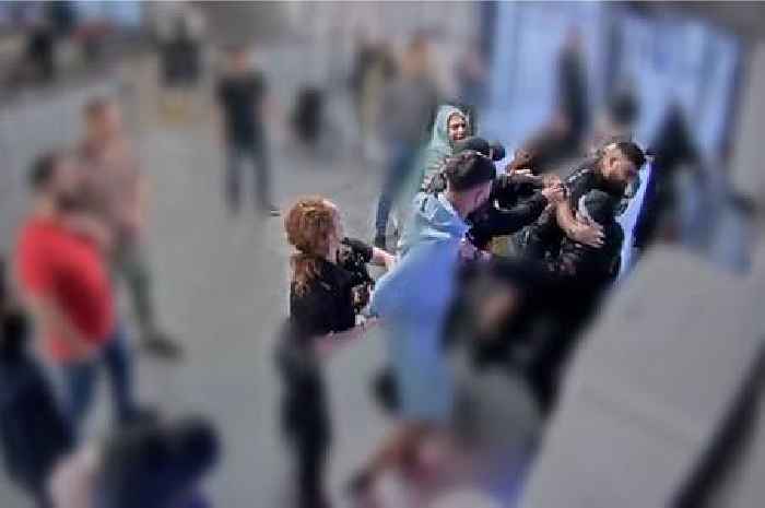 Police officer tells Manchester Airport assault trial she 'never felt punch like it'