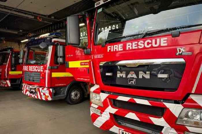 Garden furniture and pergola destroyed in Barnstaple blaze