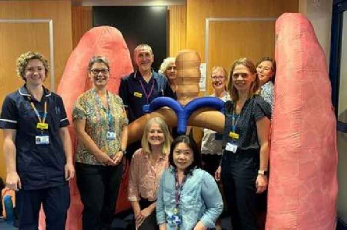 Giant lungs help 1,300 people get screened for cancer in Devon