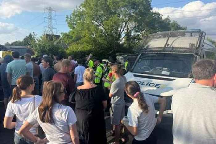 Police update after protests outside Essex asylum seeker hotel