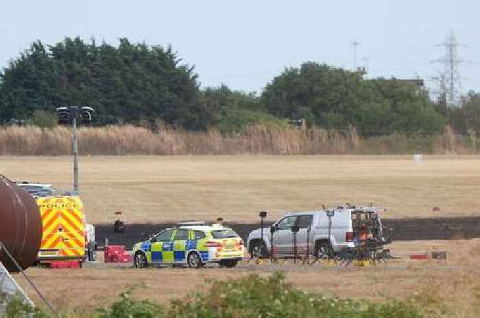 Four dead after plane crashes in flames at airport