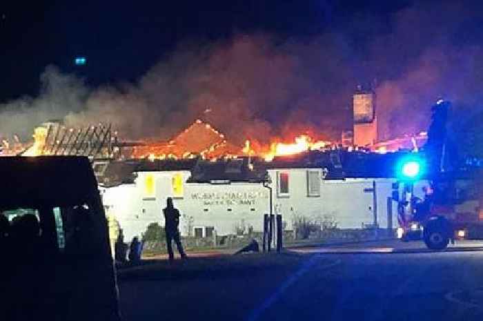 'I woke up at midnight to find my hotel in flames'