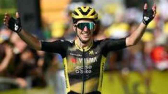 Yates wins stage 10 on Bastille Day as Ireland's Healy takes yellow