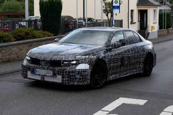 2028 BMW M3 EV Spied Charging After Serious Track Action