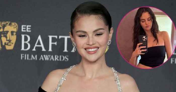 Selena Gomez Exposes Midriff in Tiny Black Tube Top as She's Spotted With Fiancé Benny Blanco in L.A.