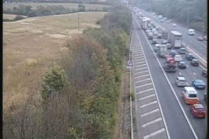Live: Huge M4 delays after multi-vehicle crash closes two lanes