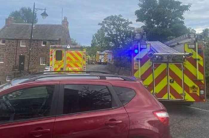 Child rushed to hospital after dramatic rescue on Scots riverbank