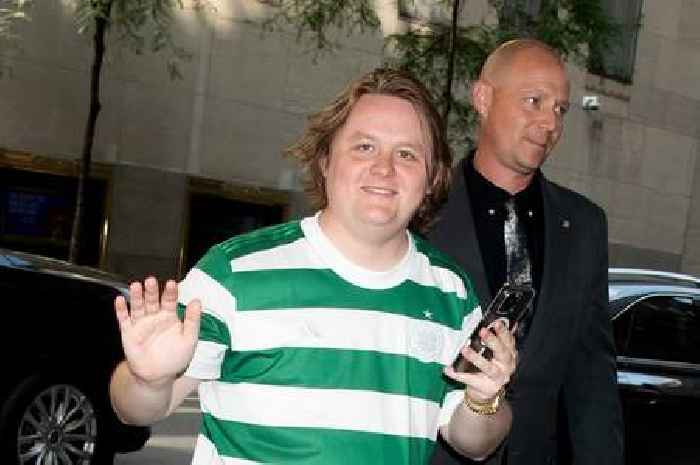Lewis Capaldi spotted in Celtic top as he arrives for The Tonight Show appearance in New York