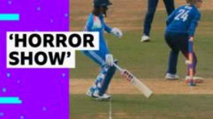'That is horrific' - India rue 'awful' run out