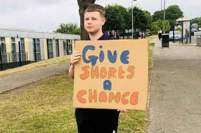 Pupils suspended after staging protest over shorts ban during heatwave