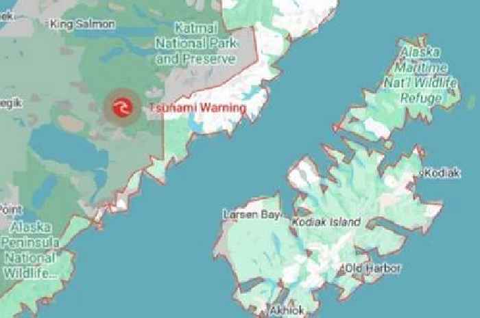Tsunami alert as huge 7.2 magnitude quake hits off Alaska coast