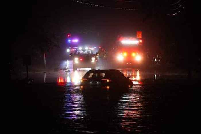 News24 | Two dead, people trapped on a train in US flash flooding, as state emergency declared