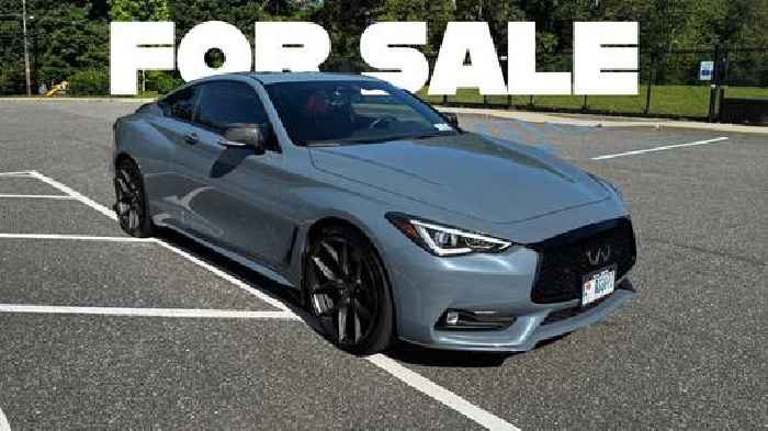 This Nice 2021 Infiniti Q60 Red Sport 400 Coupe Is Offered at No Reserve