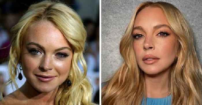 Lindsay Lohan Glows During 'Freakier Friday' Press Tour Amid Plastic Surgery Rumors: Photos