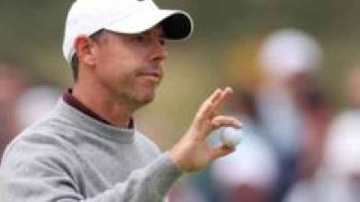 McIlroy three back as Fitzpatrick shares Open lead