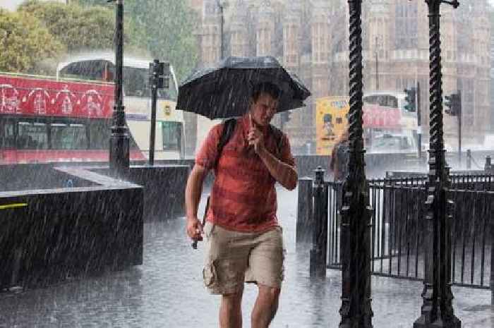 Met Office issues yellow weather alert for thunderstorms and torrential rain