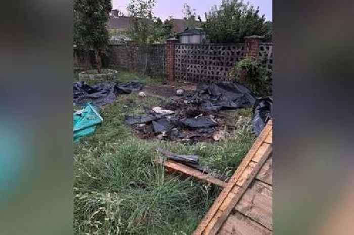 Worried neighbours thought house was on fire in early hours Staffordshire blaze