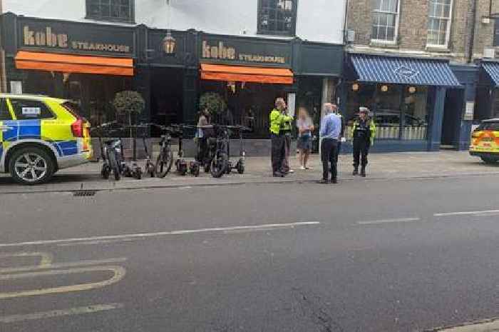 Police seize nearly 20 illegal e-scooters and e-bikes from two Cambridge streets