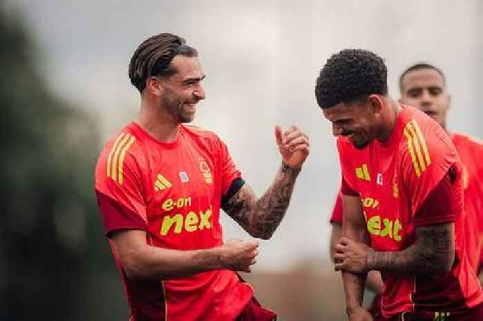 Morgan Gibbs-White jokes with Jota Silva as Nottingham Forest stand firm on Tottenham transfer