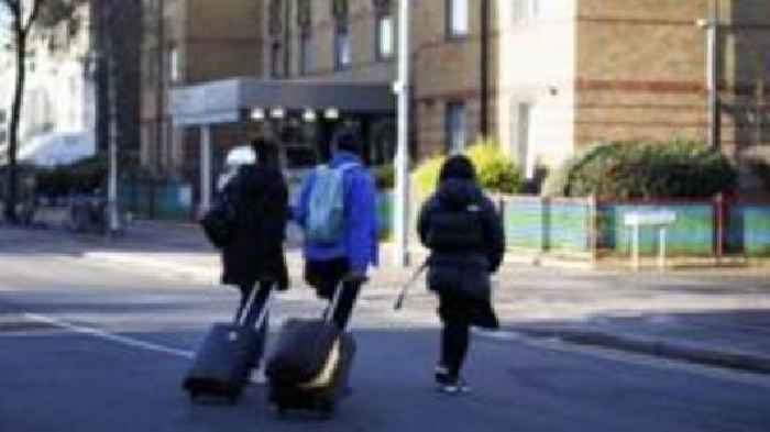 UK's asylum hotel bill down 30%, government says