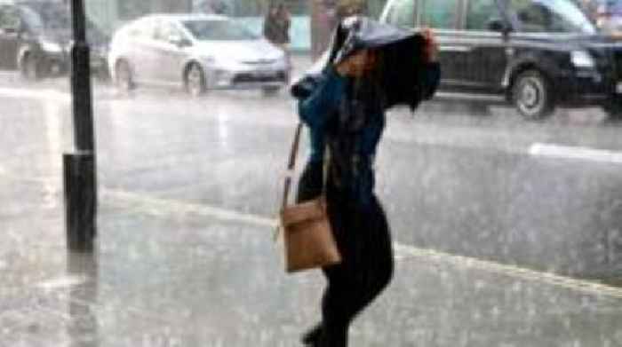 Amber warning as thunderstorms set to bring flash floods