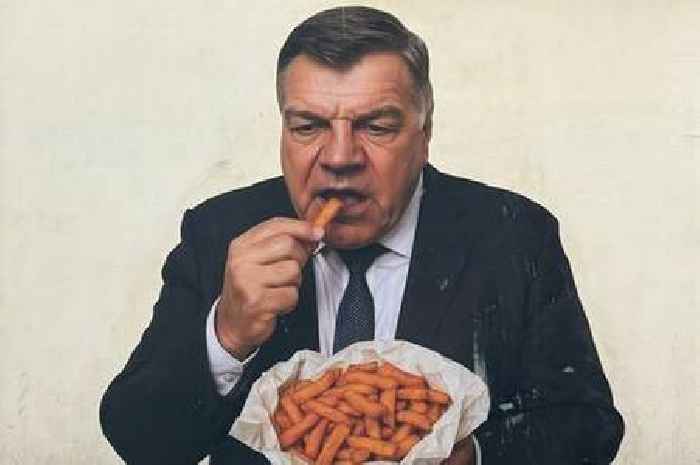 Sam Allardyce reacts to orange chips mural and has message for 'whoever did it'