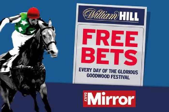 FREE £2 William Hill shop bets every day of Glorious Goodwood inside the Daily Mirror