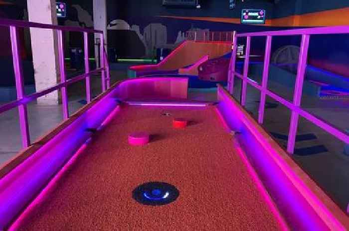 Inside Guildford's new 'high-tech' crazy golf and games bar