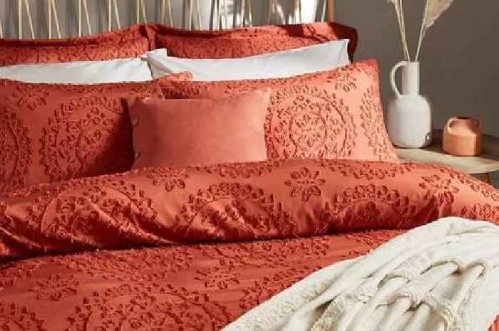 Dunelm duvet set that combines a 'classic and boho vibe' gets 50% price slash
