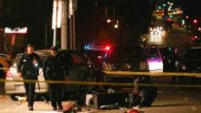 Several critically injured in LA after vehicle driven into crowd