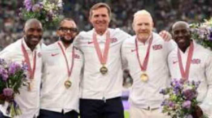 GB relay team receive gold medals 28 years late